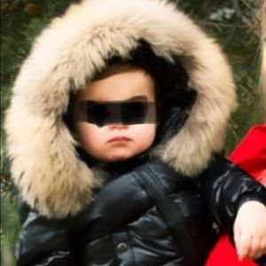 SAM baby girl fur trimmed Snowbunny Jacket